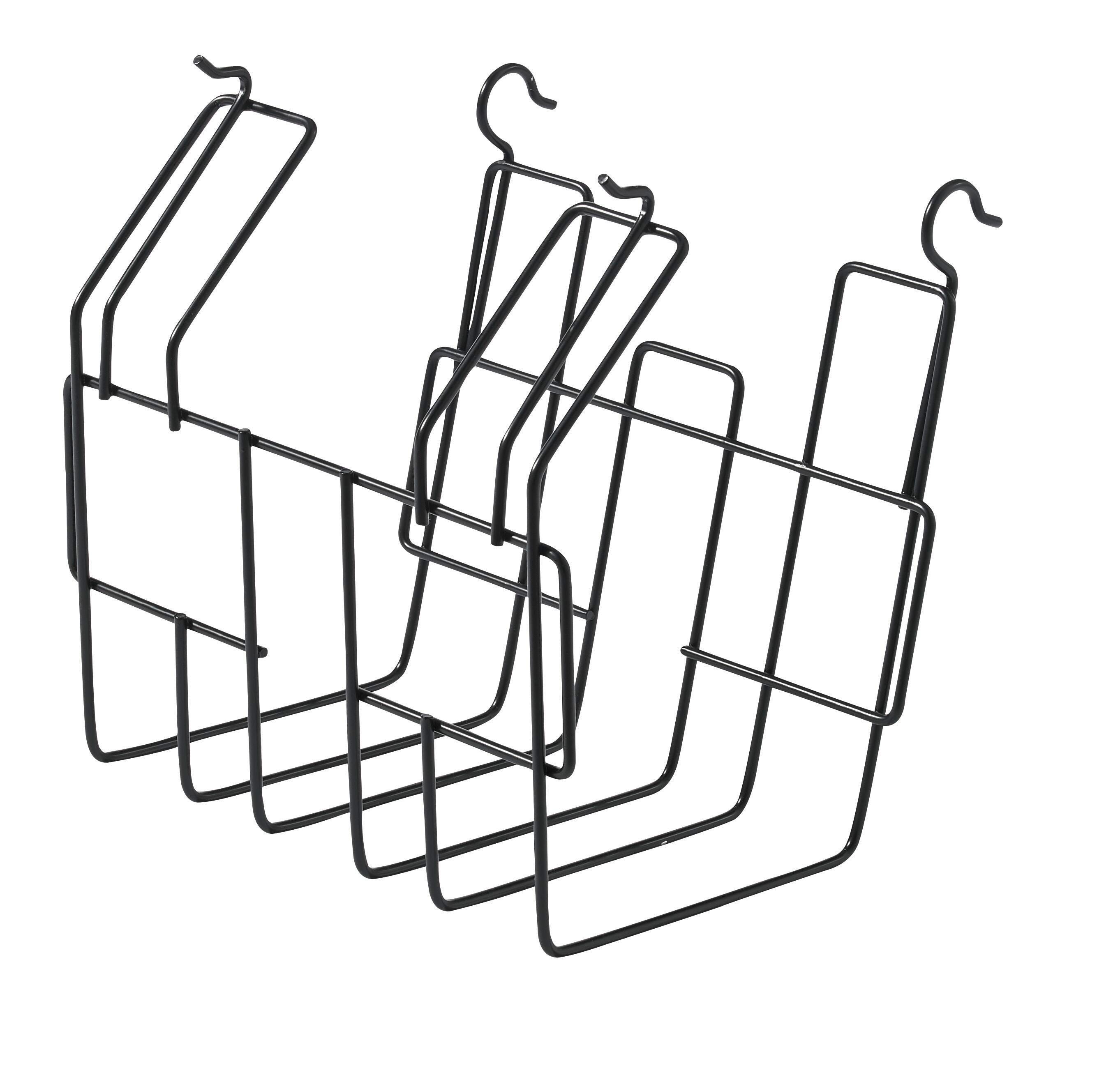 Classroom Select Contemporary Series Wire Book Basket, Black 1441266